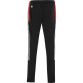 Black Men's Down GAA Rockway Brushed Skinny Tracksuit Bottoms with the County Crest and Zip Pockets by O’Neills.