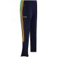 Navy Kids' Donegal GAA Rockway Brushed Skinny Tracksuit Bottoms with the County Crest and Zip Pockets by O’Neills.