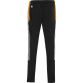Black Kids' Kilkenny GAA Rockway Brushed Skinny Tracksuit Bottoms with the County Crest and Zip Pockets by O’Neills.