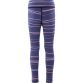 Rosie Purple girls’ sports leggings with two mesh side pockets by O’Neills