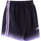 Marine Nelson Girls Shorts with Purple stripes and fade detail by O’Neills