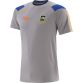 Grey Kids' Tipperary GAA T-Shirt with county crest and stripes on the sleeves by O’Neills. 
