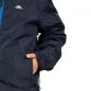 Navy kids Trespass school coat with Blue contract front zip from O'Neills.