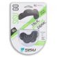 charcoal black SISU adults mouthguard with an outlined bite pad from O'Neills