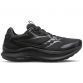 Men's Black Saucony Axon 2 Running Shoes, with a durable carbon rubber outsole from O'Neills.