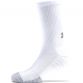 white Under Armour adult 3 pack crew socks with HeatGear fabric to keep you cool, dry & light from O'Neills