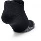 Under Armour HeatGear No Show Socks 3 Pack Black / Steel