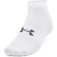 white and grey Under Armour 3 pack socks with an embedded arch support from O'Neills