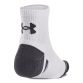 White Under Armour UA Performance Tech 3-Pack Quarter Socks from O'Nell's.