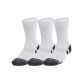 White Under Armour UA Performance Tech 3-Pack Crew Socks from O'Neill's.