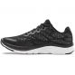 black and white Under Armour running shoes with a charged cushioning midsole from O'Neills