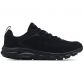 Black Under Armour men's runners with a lightweight, mesh upper and a solid rubber outsole from O'Neills