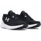 Men's Black Under Armour Surge 3 Running Shoes, with lightweight, breathable mesh upper from O'Neills.