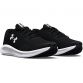 Kids' Black Under Armour Charged Pursuit 3 running shoes, with lightweight mesh upper from O'Neills.