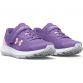 Purple and Pink Under Armour kids' runners with a velcro strap from O'Neills
