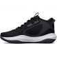 Men's Black Under Armour Lockdown 6 Basketball Shoes, with plush foam sockliner from O'Neills.