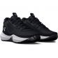 Men's Black Under Armour Lockdown 6 Basketball Shoes, with plush foam sockliner from O'Neills.