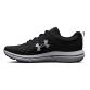 Black Under Armour Men's Charged Assert 10 Running Shoes with Lightweight, breathable mesh upper from O'Neill's.