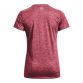 Red Under Armour women's gym t-shirt with v-neckline from O'Neills.