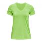 Green Under Armour women's gym t-shirt with v-neckline from O'Neills.