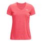 Pink Under Armour women's gym t-shirt with v-neck from O'Neills.