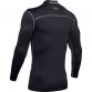 Black Under Armour men's training baselayer with grey UA logo n upper back from O'Neills.