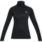 Black Under Armour women's half zip training top with long sleeve from O'Neills.