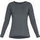 Grey Under Armour women's long sleeve running top with mesh from O'Neills.