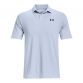 Men's Blue Under Armour Performance Polo Textured, with durable rib-knit collar from O'Neills.