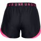 Black and Pink Under Armour women's gym shorts with pockets from O'Neills.