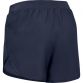 Navy women's Under Armour Fly By shorts with reflective detail and elasticated waistband from O'Neills.