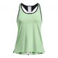 Green Under Armour women's gym vest with t-bar back from O'Neills.