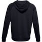 Black Under Armour men's hoodie with full zip from O'Neills.