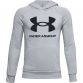 Grey Under Armour kids' hoodie with kangaroo pocket from O'Neills.