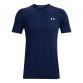 Navy Under Armour men's running t-shirt with fade detail from O'Neills.