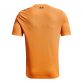 Orange Under Armour men's gym t-shirt with fade design from O'Neills.