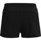 Black Under Armour men's split running shorts with mesh panel from O'Neills.
