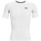 White Under Armour men's gym t-shirt with black UA logo on left chest from O'Neills.