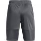 Grey Under Armour boys shorts with mesh panel from O'Neills.