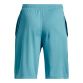 Men's blue under armour shorts from O'Neills.
