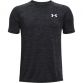 Black Under Armour boys t-shirt with small UA logo on left chest from O'Neills.