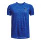 Blue Under Armour Kids' Tech™ 2.0 T-Shirt, with streamlined fit & shaped hem, from O'Neills.
