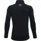 Black Under Armour kids' boys half zip top with long sleeves from O'Neills.