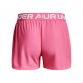 Kids' Pink Under Armour Play Up Shorts, with a soft elastic waistband from O'Neills.