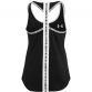 Black Under Armour kids' girls tank top with T-back straps from O'Neills.