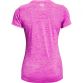 Pink and white Under Armour women's short sleeve gym t-shirt from O'Neills.