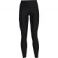 Black Under Armour gym full-length leggings with a high-rise waistband from O'Neills.