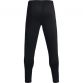 Black Under Armour men's slim-fit training joggers with pockets from O'Neills.