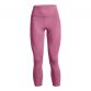Women's Pink Under Armour Motion Ankle Leggings, with a side drop-in pocket from O'Neills.