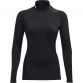 Black Under Armour men's baselayer with white UA logo on neck from O'Neills.